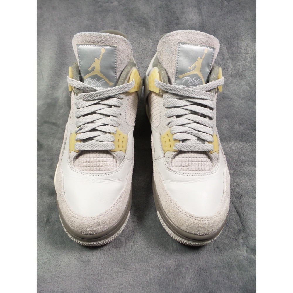 Nike Air Jordan 4 Retro SE Shoes Mens Size 8 Gray Craft Photon Dust DV3742-021 - Picture 2 of 13